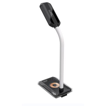 Lampe de table LED RGBW à intensité variable avec Qi charge 30W/230V 3000K/4000K/5000K noir