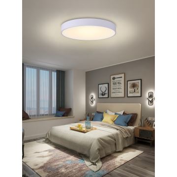 Immax NEO 07207L-Plafonnier LED à intensité variable RONDATE 65W/230V 3000-6000K Tuya blanc + télécommande