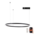 Immax NEO 07215L - Suspension filaire à intensité variable LED FINO LED/60W/230V 80 cm noir Tuya + télécommande