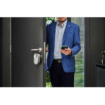 Immax NEO 07764L - Serrure de porte avec un clavier et une passerelle connectée Tuya