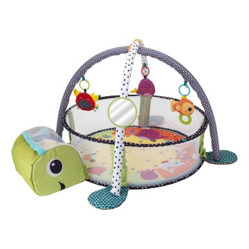 Infantino - Couverture d'éveil pour enfant pour jouer avec un trapèze 3en1