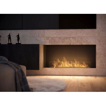 InFire - Cheminée encastrée BIO 100x45 cm 3kW noire