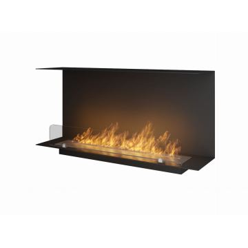 InFire - Cheminée encastrée BIO 100x45 cm 3kW noire