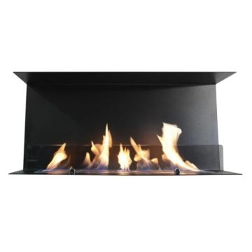 InFire - Cheminée encastrée BIO 100x45 cm 3kW noire