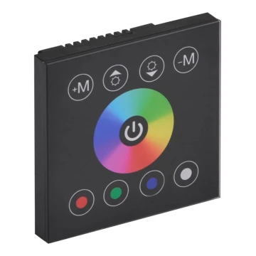 Interrupteur tactile avec variateur pour rubans LED RGBW unicolores 12-24V 4 canaux