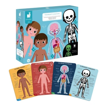 Janod - Puzzle éducatif pour enfant 225 pcs corps humain