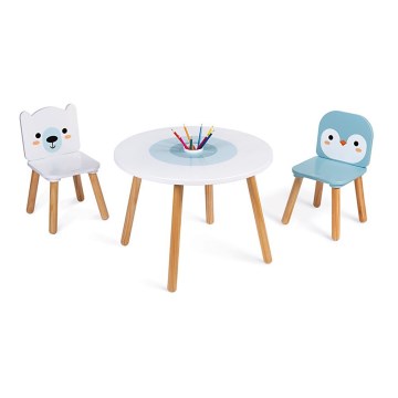 Janod - Table en bois avec chaises