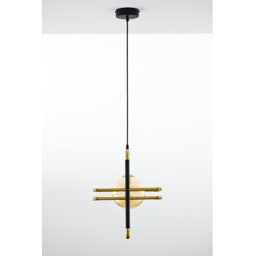 Jupiter 2025 - Suspension filaire FIORI 1xG9/10W/230V noir/doré/beige