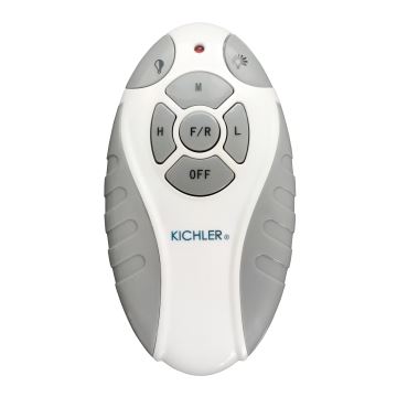 Kichler - Ventilateur de plafond LED à intensité variable ERIS LED/10W/230V chrome IP44 + télécommande