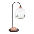 Kolarz A1352.71.G.100 - Lampe de table NONNA 1xE27/60W/230V cerf chêne/blanc/vert