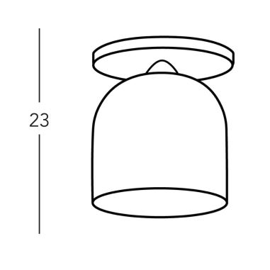 Kolarz A1352.11.Au.100 - Plafonnier NONNA 1xE27/60W/230V cerf chêne/blanc/doré