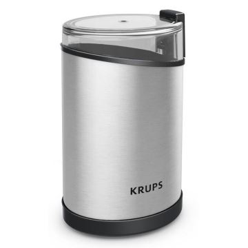 Krups - Moulin à café à grain électrique 85g FAST-TOUCH 200W/230V chrome