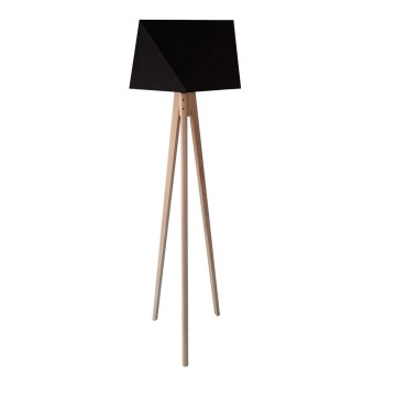 Lampadaire BAKARO 1xE27/60W/230V pin noir