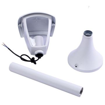 Lampadaire extérieur FOX 1xE27/40W/230V IP44 blanc