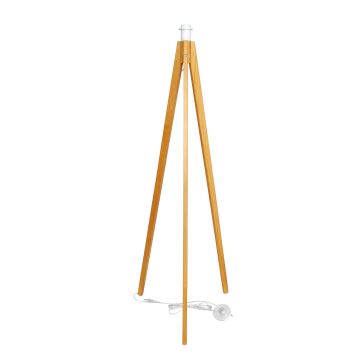 Lampadaire HELEN 1xE27/60W/230V crème/doré/chêne