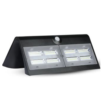 Lampadaire solaire LED avec détecteur LED/7W/3,7V 4000K IP65 noir