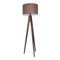 Lampadaire TRION 1xE27/60W/230V marron 164 cm