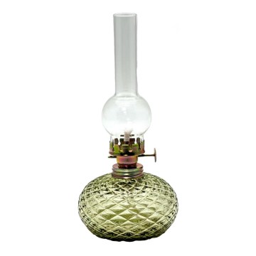 Lampe à huile Eliška 20 cm vert forêt