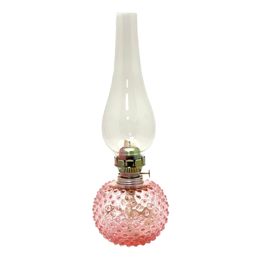 Lampe à huile EMA 38 cm rose