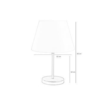 Lampe de table 1xE27/60W/230V or