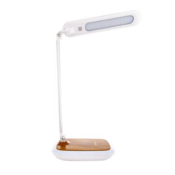 Lampe de table à intensité variable avec chargeur sans fil DIPLOMAT LED/17W/230V 3000-5000K