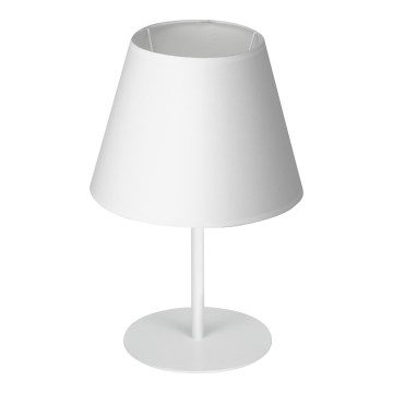 Lampe de table ARDEN 1xE27/60W/230V d. 20 cm blanc