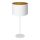 Lampe de table ARDEN 1xE27/60W/230V d. 25 cm blanc/doré