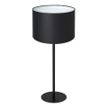 Lampe de table ARDEN 1xE27/60W/230V d. 25 cm noir/blanc
