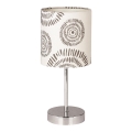 Lampe de table EMILY 1xE14/40W/230V crème/chrome brillant