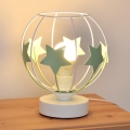 Lampe de table enfant STARS 1xE27/15W/230V vert/blanc