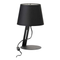 Lampe de table GRACIA 1xE27/60W/230V noire