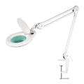 Lampe de table LED avec loupe LED/9W/230V blanche
