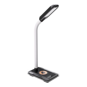 Lampe de table LED RGBW à intensité variable avec Qi charge 30W/230V 3000K/4000K/5000K noir