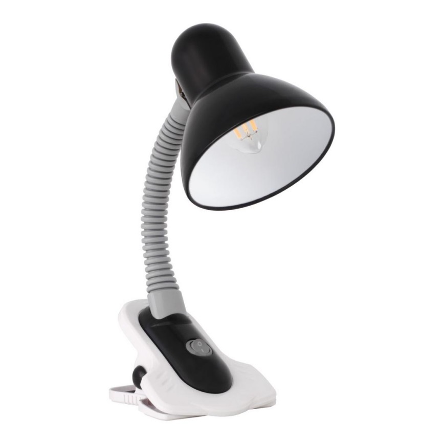 Lampe de table pince SUZI 1xE27/40W/230V noire