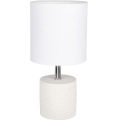 Lampe de table STRONG ROUND 1xE27/25W/230V béton - certifié FSC