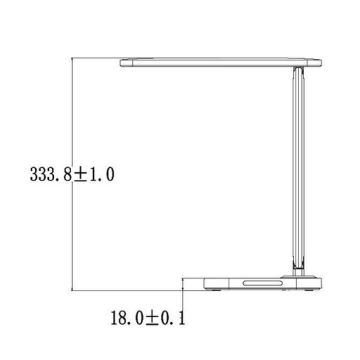 Lampe de table tactile LED à intensité variable avec connecteur USB KIARA LED/7W/230V blanche