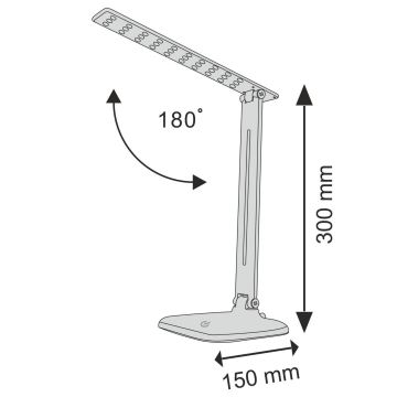 Lampe de table tactile LED à intensité variable JOWI LED/8W/230V blanc