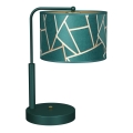 Lampe de table ZIGGY 1xE27/60W/230V verte/dorée