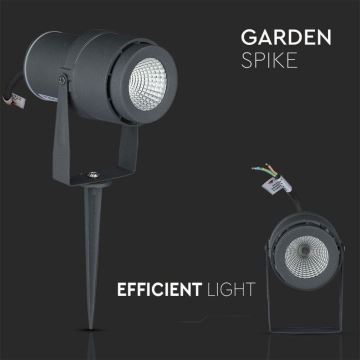 Lampe extérieure LED/12W/100-240V IP65 3000K gris