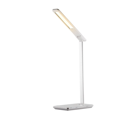 Lampe de bureau tactile avec LED variable et chargeur compatible Qi