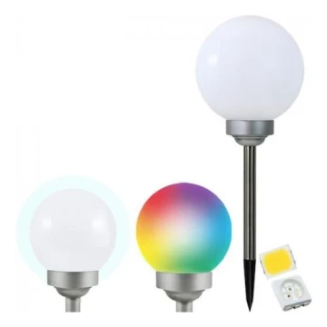 Lampe solaire LED RGB LED/0,2W/AA 1,2V/600mAh IP44