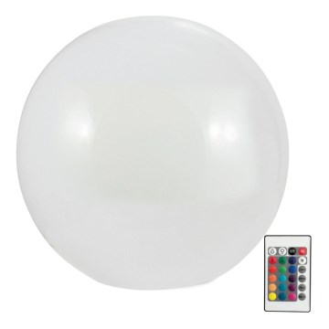 Lampe solaire RGBW BALL LED/1,2V d. 40 cm IP65 + télécommande