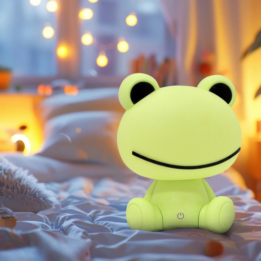 Lampe tactile à intensité variable pour enfants FROG LED/2,5W/3,7V 1200 mAh