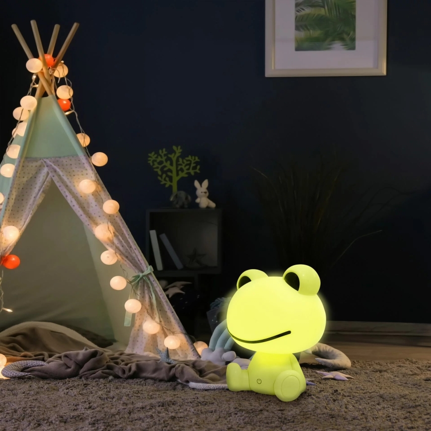 Lampe tactile à intensité variable pour enfants FROG LED/2,5W/3,7V 1200 mAh