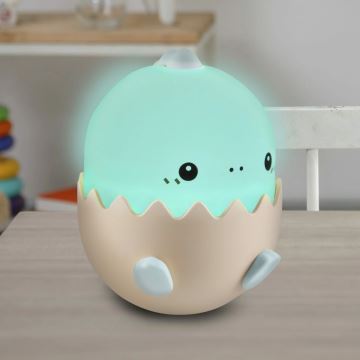 Lampe tactile pour enfants LED RVBW à intensité variable BABY DINO LED/0,75W/5V 1200mAh bleu