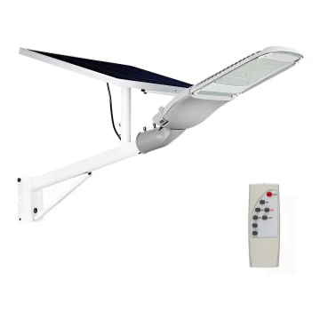 LED à intensité variable solaire rue lampe SAMSUNG CHIP LED/50W/6,4V 4000K IP65 + télécommande