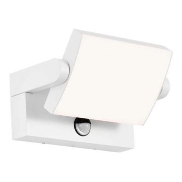 LED Applique murale extérieure avec détecteur LED/17W/230V 4000K IP65 blanc