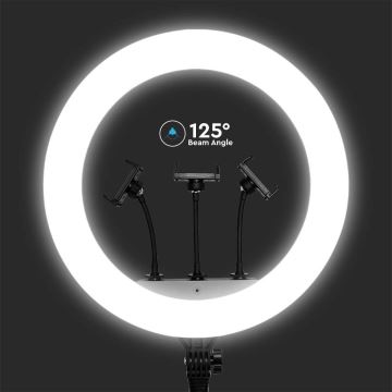 LED Lampe à intensité variable avec un support et support pour le vlogging LED/55W/230V CRI 90 + télécommande