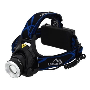 LED Lampe frontale rechargeable LED/6W/7,4V IP44 noire/bleue
