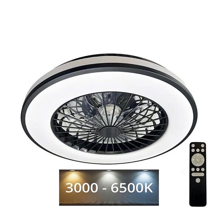 LED Plafonnier à intensité variable avec ventilateur OPAL LED/48W/230V 3000-6500K + télécommande